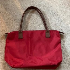 Red Nylon Tote